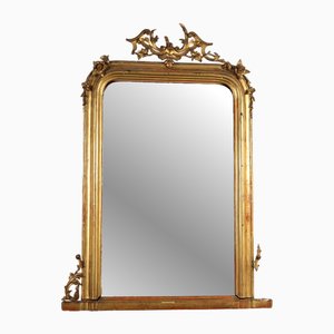 Miroir en Bois Doré