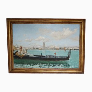 Enrique Serra, Un observador en la laguna de Venecia, Pintura