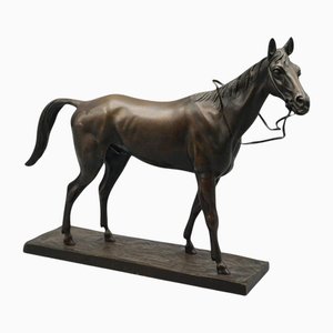 Irenee Rochard, Racehorse, Early 20th Century, Bronze