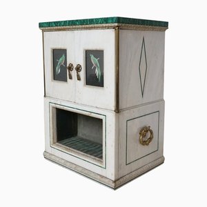 Meuble en Malachite et Marbre, 1950s