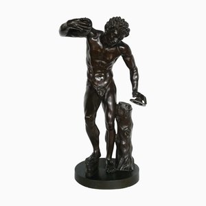 Italian Artist, Dancing Faun with Cymbals, Late 19th Century, Bronze
