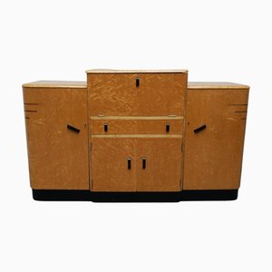 Art Deco Birdseye Maple Sideboard, 1930s