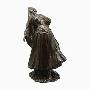 Belgian Bronze Dancer Figurine, Early 20th Century