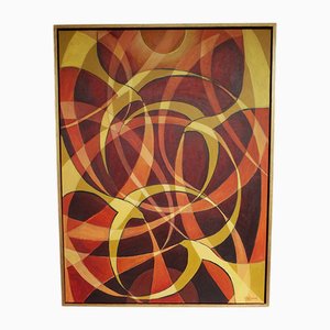 Vera Jefferson, Eclipse, óleo sobre lienzo