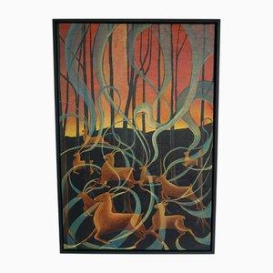 Vera Jefferson, Rhythm of the Forest, Oil on Canvas
