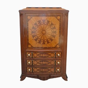 Art Deco Secretaire Cabinet, 1930s