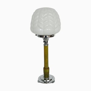Art Deco Table Lamp in Green Bakelite