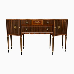 Credenza Art Déco impiallacciata in noce australiano, anni '40