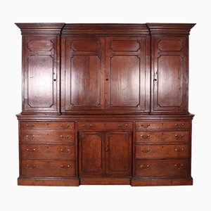 English Oak Housekeeper's Cupboard