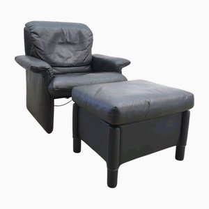 Set of Armchair and Ottoman from Cor