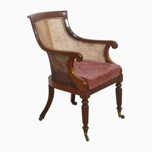 Regency Mahogany Bergere Armchair