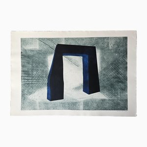 Antonia Dombrowsky, Composición, 1990, Grabado en color