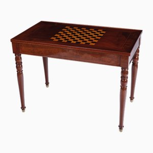 Victorian Game Table in Mahogany, England, 1850s