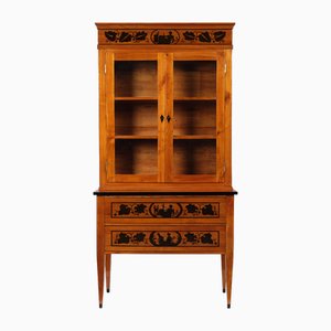 Vetrina Biedermeier Top in ciliegio, Renania, metà XIX secolo
