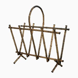 Faux Bamboo Magazine Rack