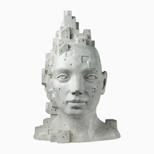 Bone White LarA 010 Sculpture, 2024, Cement
