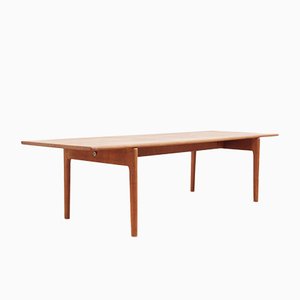 Mesa de centro modelo AT-15 escandinava de roble de Hans Wegner para Andreas Tuck, años 50