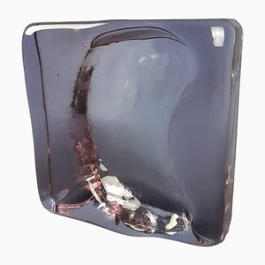 Purple Murano Glass Centerpiece or Ashtray, 1970s