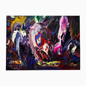 Franciszek Ledochowski, Ohne Titel, Acryl auf Leinwand, 2025
