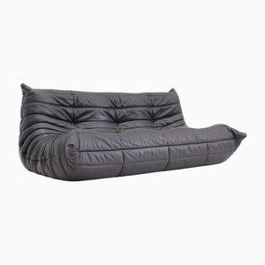 Togo 3-Seater Sofa in Brown Leather by Michel Ducaroy for Ligne Roset, 2012