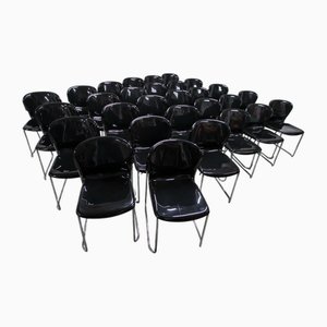 Set of Vintage SM400 Chairs with Trolleys by Gerd Lange for Drabert9