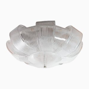 Lampadario in vetro di Murano trasparente, Italia, anni '90