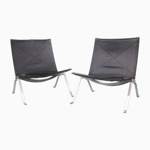 Skandinavische Modell PK22 Stühle von Fritz Hansen, 1996, 2er Set