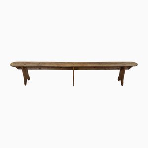 Rustic Oak Bench, 1920s