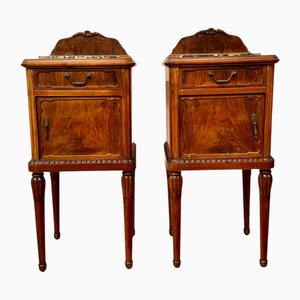 Empire Nachttische, Italien, 1910er, 2er Set