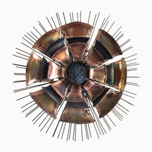 Curtis Jere, Wall Sculpture, 1960s, Brass, Bronze & Copper