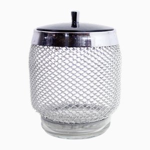 Glass and Metal Ice Bucket, 1970s