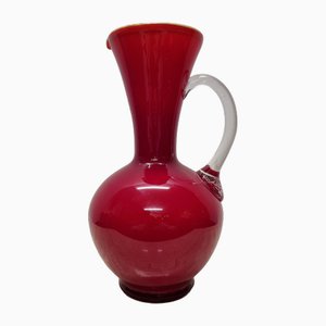Jarra vintage de Opalina Fiorentina, años 70