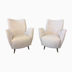 Swan Schlafzimmer Sessel von ISA Bergamo, 1950er, 2er Set
