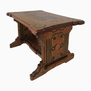 Model of Inlaid Wooden Table, Italy, 1920s