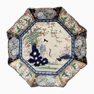 Antique Japanese Imari Octagonal Plate, 1900s