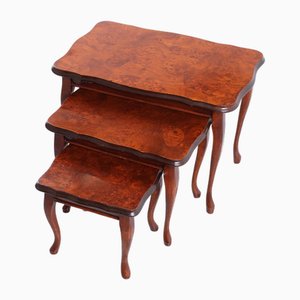 Italian Baroque Style Nesting Tables, 1970s, Set of 3