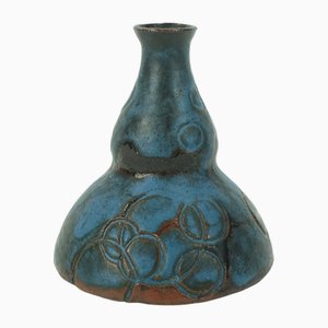 Small Modern Danish Ceramic Vase from Conny Walther Studio Pottery, Denmark, 1960s