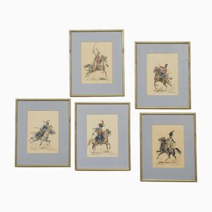 Watercolour Sketches, 1920s, Set of 5