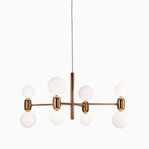 Lampe à Suspension Dorée par Jaime Hayon pour Parachilna