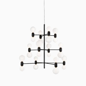 12 Black Suspension Lamp by Jaime Hayon for Parachilna