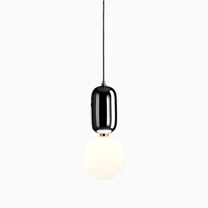 Aballs T Me Black Suspension Lamp by Jaime Hayon for Parachilna