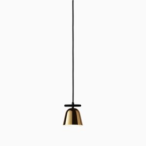 Lighto T Pe Golden Glossy Suspension Lamp by Jaime Hayon for Parachilna