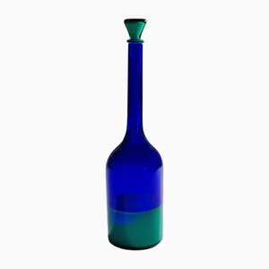 Bouteille Art en Verre par Gio Ponti pour Venini Murano, 1989