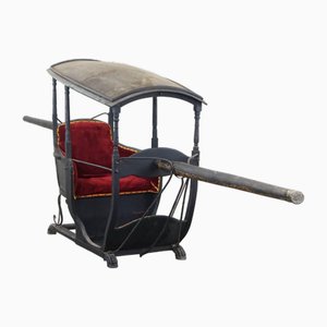 Carrito para silla de manos, de finales del siglo XIX