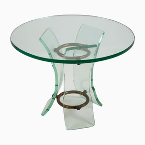 Mesa de centro de vidrio de Pietro Chiesa para Fontana Arte, años 40