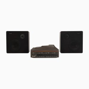 Mod. Giradischi Concept 101 di Richard Sapper, anni '70, set di 3