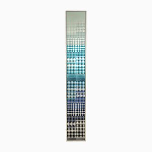 Peck Blenda, Optical Sculpture Panel, anni '70, alluminio serigrafato