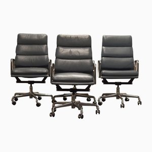 Aluminium Group Soft Pad Chair Modell EA437 von Eames