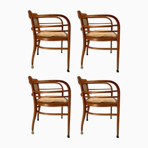 Armchairs by Josef Maria Olbrich for Thonet, Austria, 1910, Set of 4