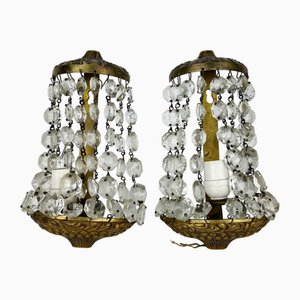 Petites Appliques Empire Antiques, Set de 2